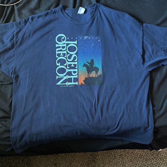 VINTAGE historic Joseph Oregon shirt double stitched image oversized double X - Picture 1 of 5